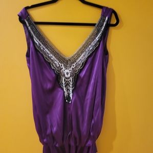 BeBe purple dress